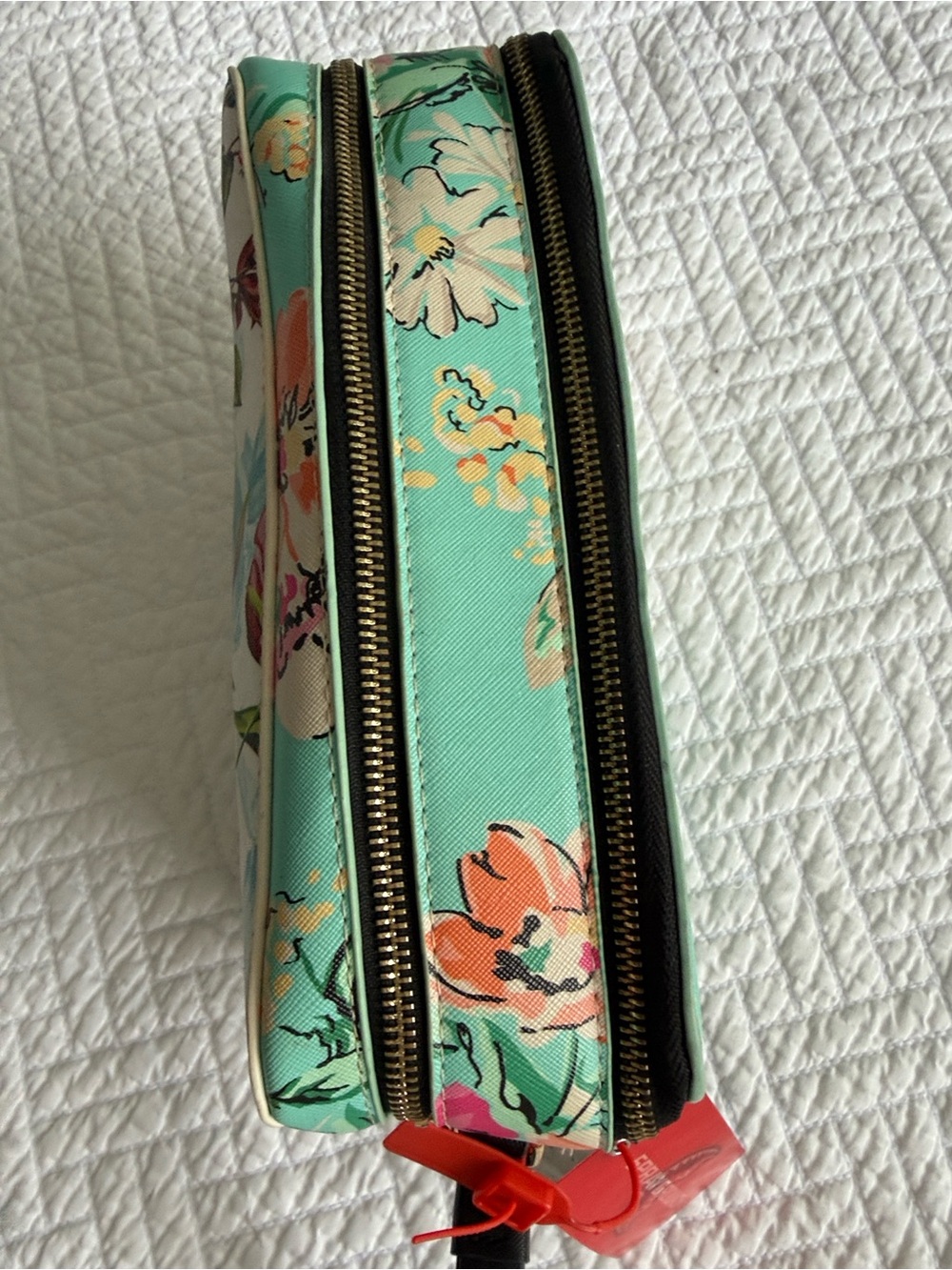 Sprayground Limited Ed Floral Shark Zip Cosmetic Travel Case Toiletry Multicolor - Picture 10 of 17